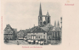 Delcampe - Halberstadt - Fischmarkt Und Martinikirche - Halberstadt