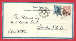 Delcampe - !!! MONACO, LETTRE DE MONTE-CARLO POUR LONDRES DE 1935, AVEC TEXTE - Poststempel