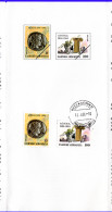 Delcampe - GREECE 1984 ATHENS CAPITAL OF GREECE - OFFICIAL BROCHURE WITH FIRST DAY PMK FDC - FDC