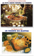 Delcampe - 10 CPM : 5 Recettes De Cuisine De Méditerranée Et 5 Fruits (poires, Fraises, Melons, Abricots, Ail, Piments) - Küchenrezepte