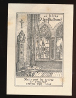 Delcampe - . EX LIBRIS   10 X 7  CM       =   Back Top Glue Residue - Ex Libris