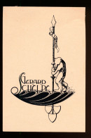 Delcampe - . EX LIBRIS      9 X 6     CM       =   Back Top Glue Residue - Ex Libris