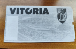 Delcampe - Bilhete Futebol UEFA - Vitória Sport Clube ( Guimarães, Portugal) Versus Celtic F.C.(Escócia) - Tickets D'entrée
