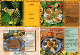 Delcampe - 12 CPM Recettes De Cuisine Créole. Antilles. MARTINIQUE - Küchenrezepte