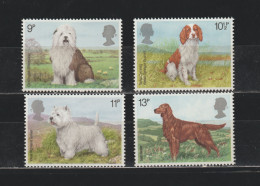 Delcampe - Grande Bretagne UK 1979 - Yvert 880/883 Mnh** - Hunde
