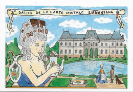 Delcampe - Patrick HAMM - 2ème Salon De La Carte Postale Château Lunéville - 1985 - Hamm