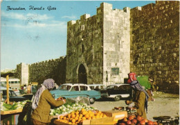 Delcampe - CPM JERUSALEM Herod's Gate ISRAEL (781738) - Palästina