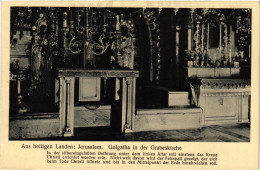 Delcampe - CPA JERUSALEM Golgatha In Der Grabeskirche ISRAEL (751903) - Palästina