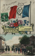 Delcampe - PC SOUVENIR DE LA FRONTIÉRE AURICOURT, Vintage Postcard (b31107) - Zoll
