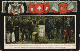 Delcampe - PC DREILANDERGRENZE ZWISCHEN DEUTCHLAND, Vintage Postcard (b31099) - Zoll