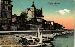 Delcampe - CPA Insel RÜGEN SASSNITZ Hotel Am Meer GERMANY (670051) - Sassnitz