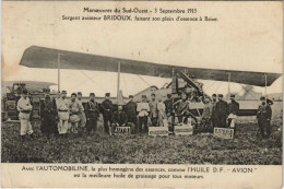 Delcampe - PC AVIATION, SERGENT AVIATEUR BRIDOUX, Vintage Postcard (b24412) - Flieger
