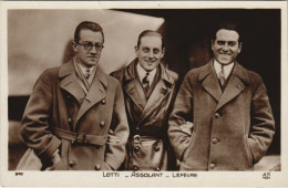 Delcampe - PC AVIATION, LOTTI, ASSOLANT, LEFÉVRE, Vintage Postcard (b24413) - Flieger
