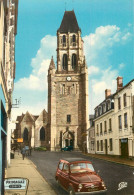 Delcampe - Orbec En Auge L'église Avec Fiat 500 - Orbec