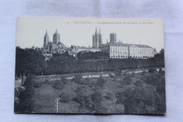 Delcampe - Coutances, Vue Générale Prise De La Gare, Manche 50 - Coutances