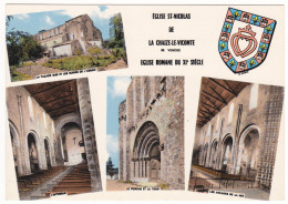 Delcampe - La Chaize Le Vicomte - Eglise - Blason # 7-11/24 - La Chaize Le Vicomte