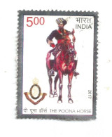 Delcampe - (INDIA) 2017, RAISING OF THE POONA HORSE REGIMENT - Used Stamp - Oblitérés