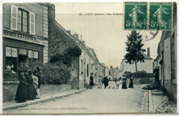 Delcampe - Cpa  Loué Rue Bouttier ; Animée - Loue