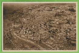Delcampe - Lisboa - Panorama - Vista De Sta. Apolónia Em  Avião - Portugal - Lisboa