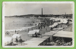Delcampe - Oeiras - Praia De Santo Amaro - Portugal (Fotográfico) (danificado) - Lisboa