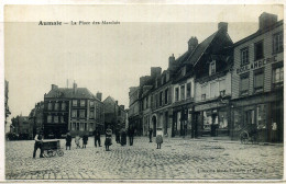 Delcampe - Cpa  Aumale Boulangerie Place Des Marchés ; Animée - Aumale