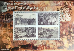 St Pierre & Miquelon 2010 Festivals & Processions Sheetlet MNH - Hojas Y Bloques