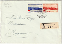 Delcampe - Schweiz Suisse 1939: Croix-Rouge Zu 240-241 Mi 357-358 Yv 342-343 R-FDC ⊙ NIEDERRICKENBACH 22.VIII.39 (Zu CHF 215.00) - FDC