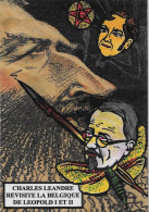 Delcampe - CPM JIHEL Tirage Limité En 6 Ex. Signés Satirique Caricature Franc Maçonnerie Belgique Léopold 1er Et II Léandre - Philosophie