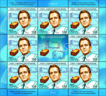 Delcampe - Serbia 2025. Serbia-United States Of America, Douglas Engelbard. Mini Sheet, MNH - Serbien