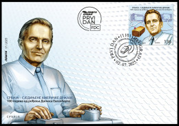 Delcampe - Serbia 2025. Serbia-United States Of America, Douglas Engelbard. FDC, MNH - Serbien