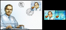 Delcampe - Serbia 2025. Serbia-United States Of America, Douglas Engelbard. FDC + Stamp + Vignette, MNH - Serbien