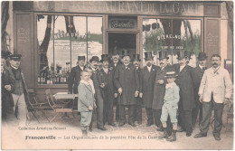 Delcampe - CPA De FRANCONVILLE - Les Organisateurs De La 1ère Fête De La Gare. - Franconville