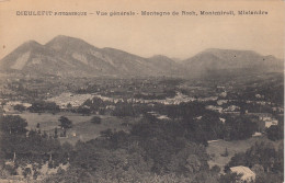 Delcampe - CP DIEULEFIT 26 DROME - VUE GENERALE - MONTAGNE DE ROCH, MONTMIRAIL, MIALANDRE - Dieulefit