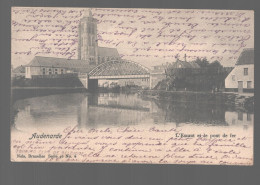 Delcampe - Oudenaarde / Audenarde - L'Escaut Et Le Pont De Fer - 1904 - Oudenaarde
