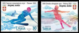 Delcampe - Serbia Postage Stamps Year 2022 Winter Olympic Games Beijing   MNH** - Serbien