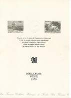 Delcampe - Meilleurs Voeux 1979 - Collection Historique Du Timbre-Poste Français - Documents De La Poste