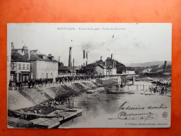 Delcampe - CPA (03)  MONTLUCON. Usines St Jacques. Sortie Des Ouvriers   (Bt-15.120) - Montlucon