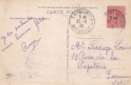 Delcampe - SAINT  AVOLD   -   MOSELLE   -   (57)  -   CPA   DE  1930   -    BEL AFFRANCHISSEMENT POSTAL. - Saint-Avold