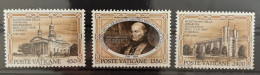1989-Vaticano (**=MNH) S.3 Valori, Serie Completa 873/5 "Bicentenario Della Gera - Nuovi
