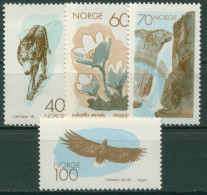 Norwegen 1970 Naturschutzjahr Wolf Seeadler Kuhschelle 602/05 Postfrisch - Ungebraucht