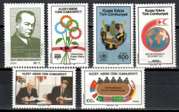 Northern Cyprus 1988 Mi 235-240 MNH  (ZE2 CYT235-240) - WHO