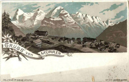 Gruss Aus Mürren - Litho - Sonstige & Ohne Zuordnung