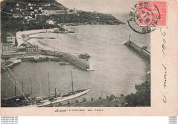 06 - NICE - S16608 - L'Entrée Du Port - En L'état Pli - - Transport (sea) - Harbour