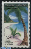 French Polynesia 1977 Cocospalm Tree 1v, Mint NH, Nature - Trees & Forests - Nuevos