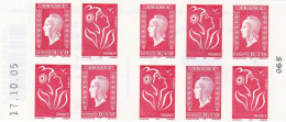 Carnet Marianne De Lamouche Et De Dulac N° Y&T 1513 Avec Date 17/10/05 - Carnets
