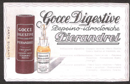 Delcampe - Documenti E Varie - Gocce Digestive Pierandrei - Carta Sugante (14x21) - Sonstige & Ohne Zuordnung
