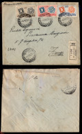 Posta Ordinaria E Storia Postale - Centenario Sardegna (672/674) - Serie Completa Su Raccomandata Per Città - Firenze 8. - Other & Unclassified