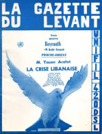 LA GAZETTE DU LEVANT GUERRE BEYROUTH  ONU CASQUE BLEU FRANCAIS FINUL  1982 LIBAN - French