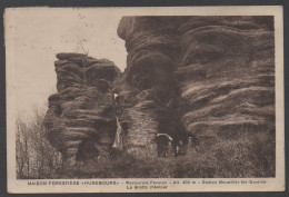 Delcampe - MAISON FORESTIERE HUNEBOURG - NEUWILLER LES SAVERNE - RESTAURANT - PENSION / 1936 CP VOYAGEE ==> STRASBOURG - Saverne