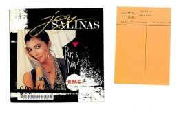45 Tours - Salinas Joy - Paris Night - Promo RMC 18 12 1989 - Vinyle 018 - Collectors